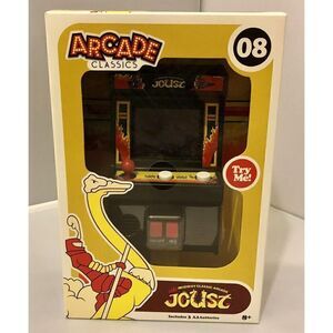 New! Basic Fun Arcade Classics Atari Joust Mini Cabinet Electronic Game Midway